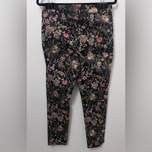 NWOT H&M Black Floral Women's Pants - Picture 2 of 13